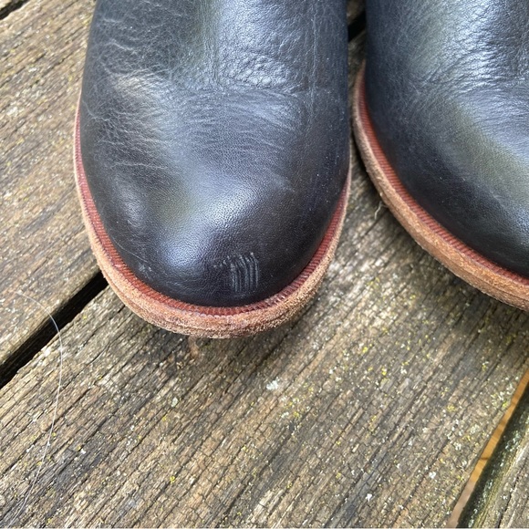 Kork Ease Velma Black Leather Chelsea Boots - Sz 8 - Picture 5 of 10